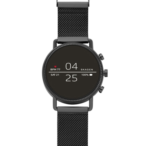 Skagen Hybrid Smartwatch Falster 2 Connected sort neshlaenke